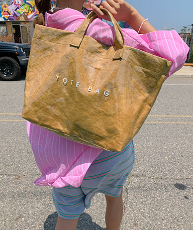 Pepper transparent tote bag