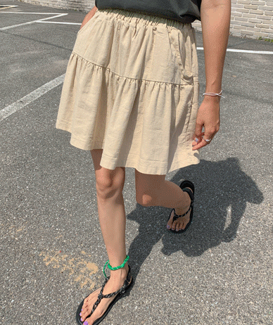 Frico Shirring Banding Shorts
