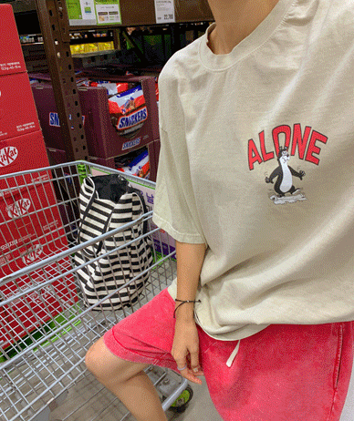 [Unisex] Alone Nayeom Pigment Short-sleeve Long t-shirts