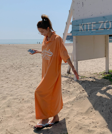 1922 Nayeom Terry Kara Short-sleeve Long one piece