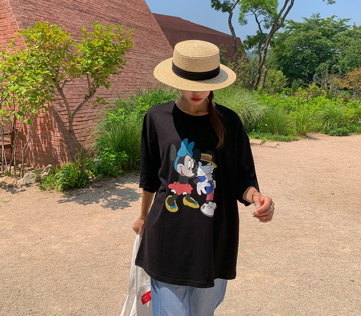 [Unisex] Mickey Minnie Na-Yeom Short-sleeve T-shirt