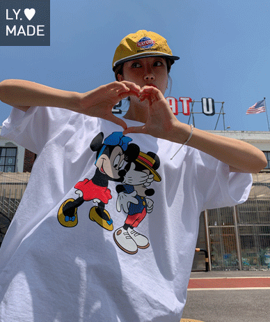 [Unisex] Mickey Minnie Na-Yeom Short-sleeve T-shirt