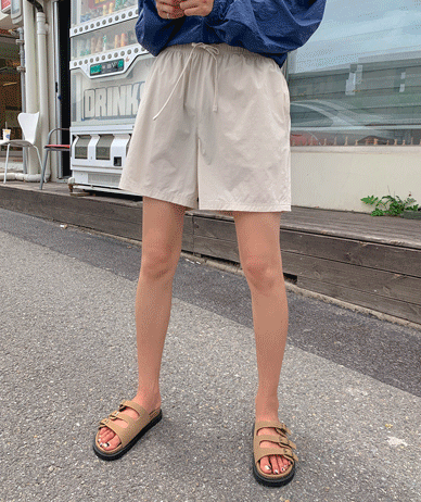 [Unisex]Essential Summer Banding Nylon Shorts
