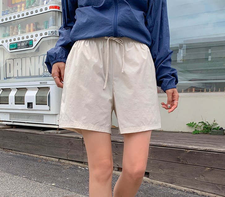 [Unisex]Essential Summer Banding Nylon Shorts