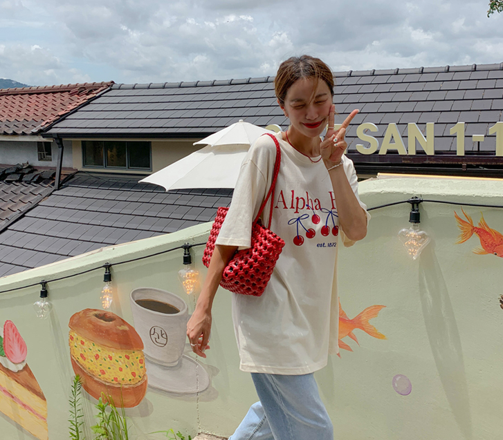 Cherry Blossom Dye Short-sleeve T-shirt