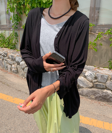 Echo Chalang Span V-neck Cardigan