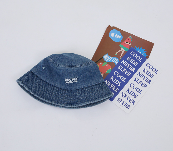 Mickey Mouse Denim Bucket Hat