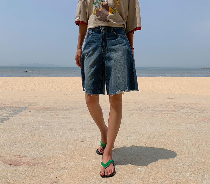 Peak Worn Washing Bermuda 5-Piece Pants