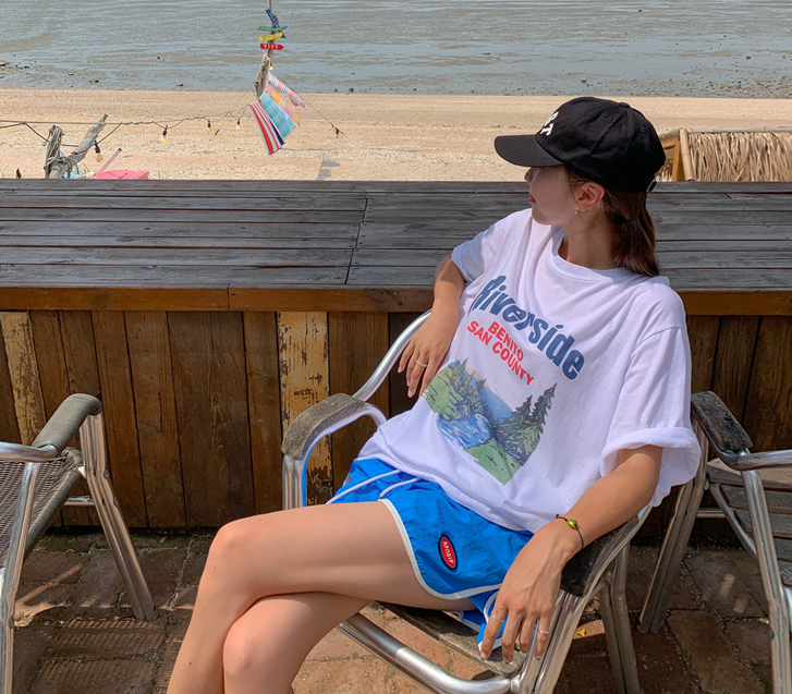 River Nayeom Short-sleeve Long t shirts