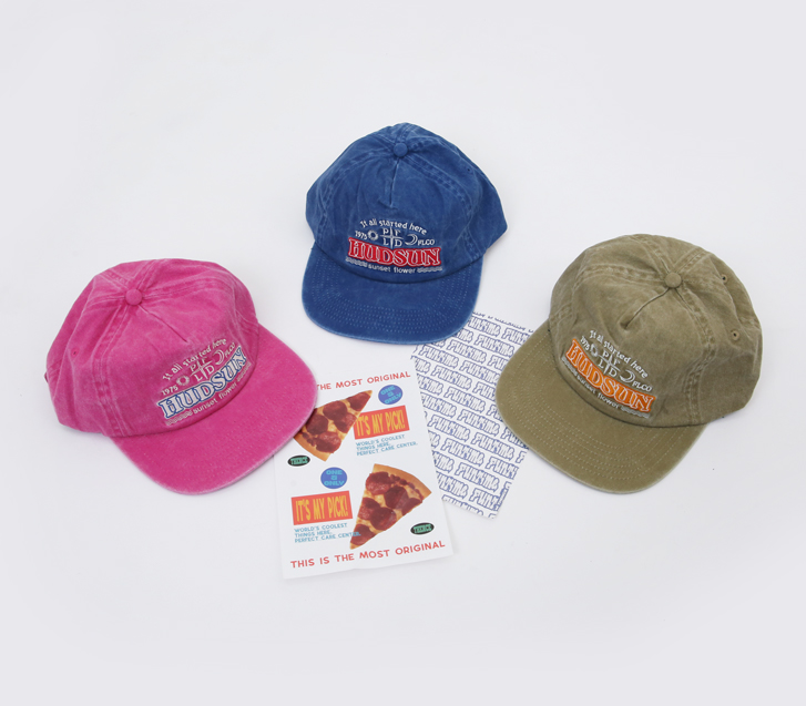 Hudson embroidery pigment ball cap