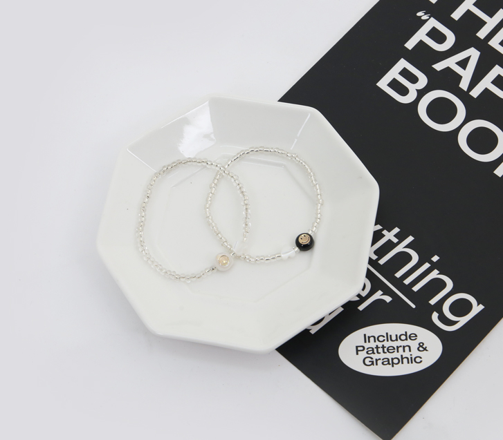 heart smile mother of pearl bracelet