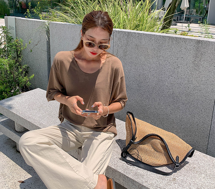 High Linen Basic Short Sleeves T-shirt