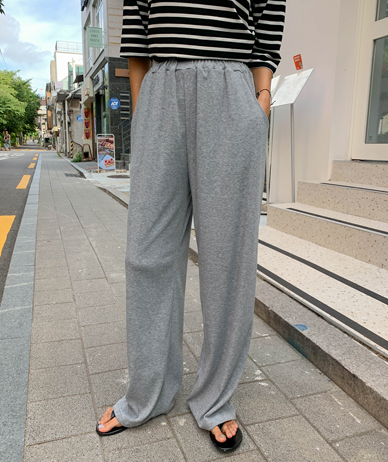 Mali Corrugated Span Banding Wide Pants
