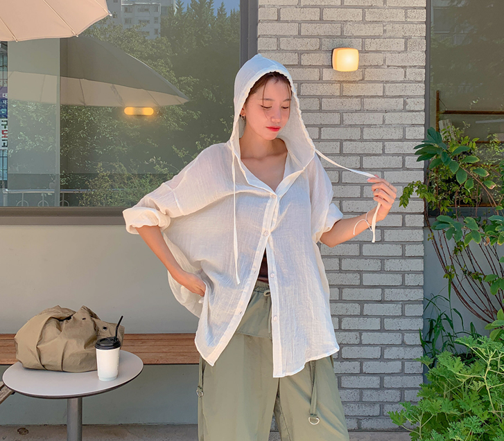 Dayke Asa Check Hood Shirt Shirt