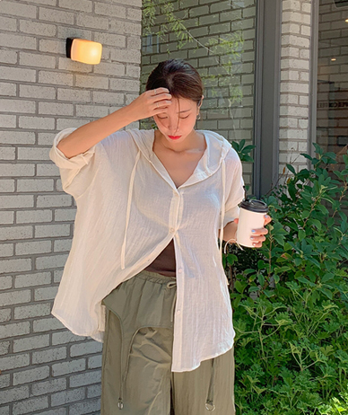 Dayke Asa Check Hood Shirt Shirt