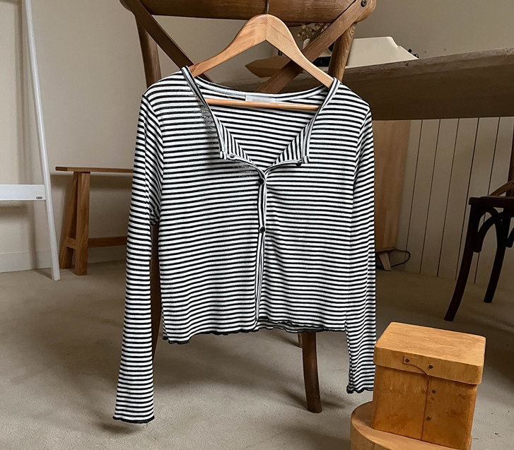 Tenshi Dangara Long-sleeve Cardigan