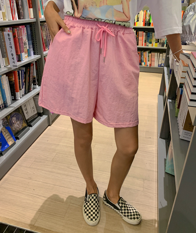 Life Patch Nylon Banding Shorts