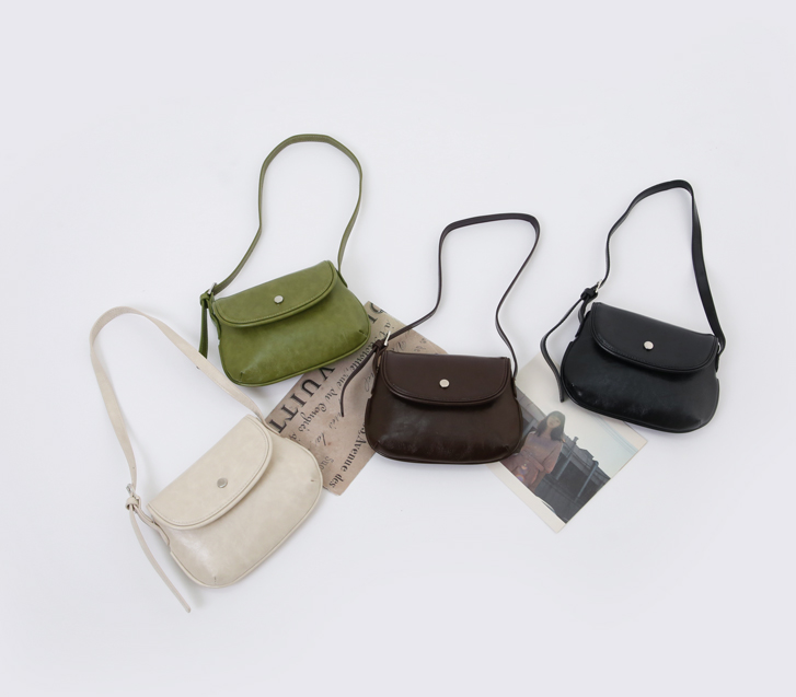 Crack Button Bag