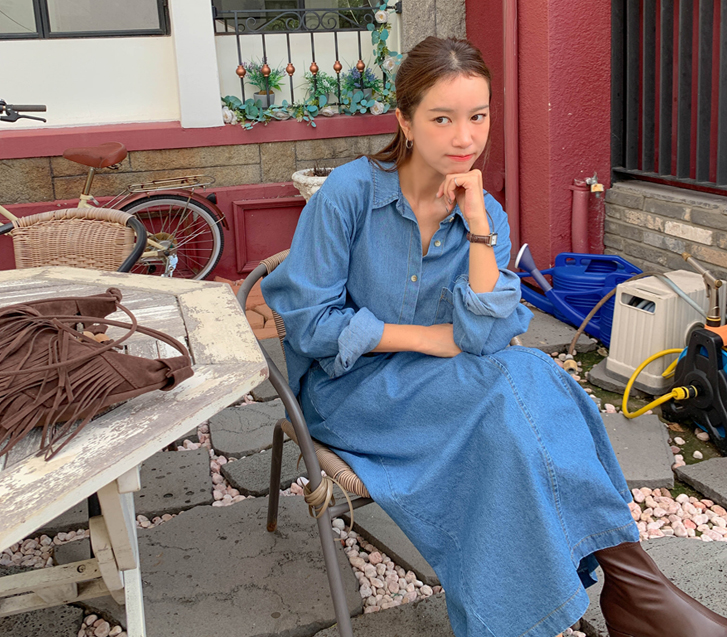 Light Pocket Denim Shirt Shirt