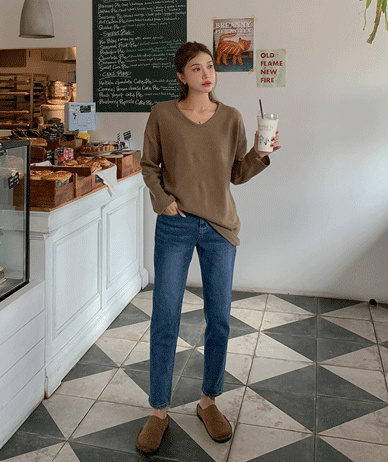 Pitum Denim Banding Pants