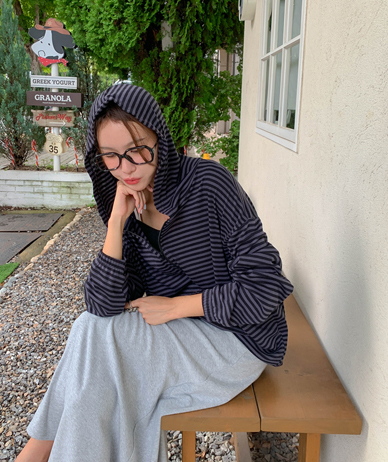 Bamboo Dangara String Hood Zip-up