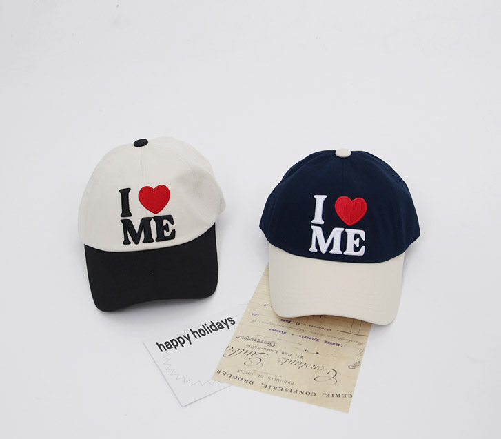 I Love Me Color Combination Ball Cap (Model Wearing)