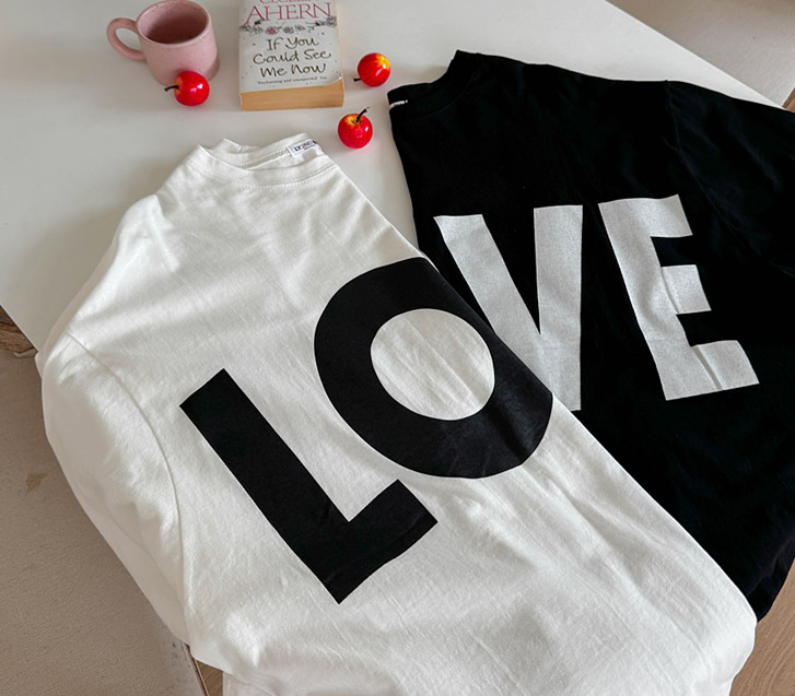 LOVE Nayeom overfit 7-part long t-shirts