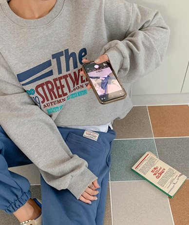 [Unisex] Streetwear Lettering Overfit Sweatshirt