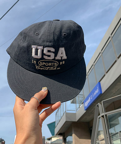 USA large embroidered cap