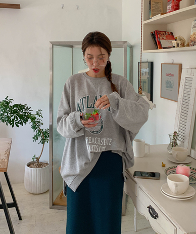 Atlanta Nayeon Team Unbalanced Sweatshirt