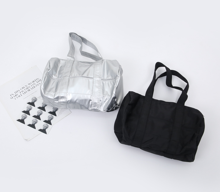 Circle Nylon Shoulder Bag