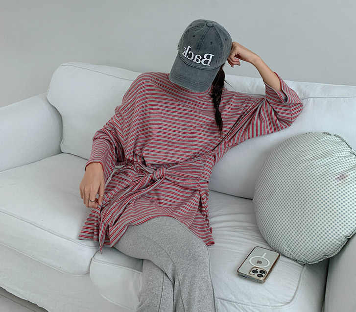 Fancy Dangara Wrap Long-sleeve T-shirt