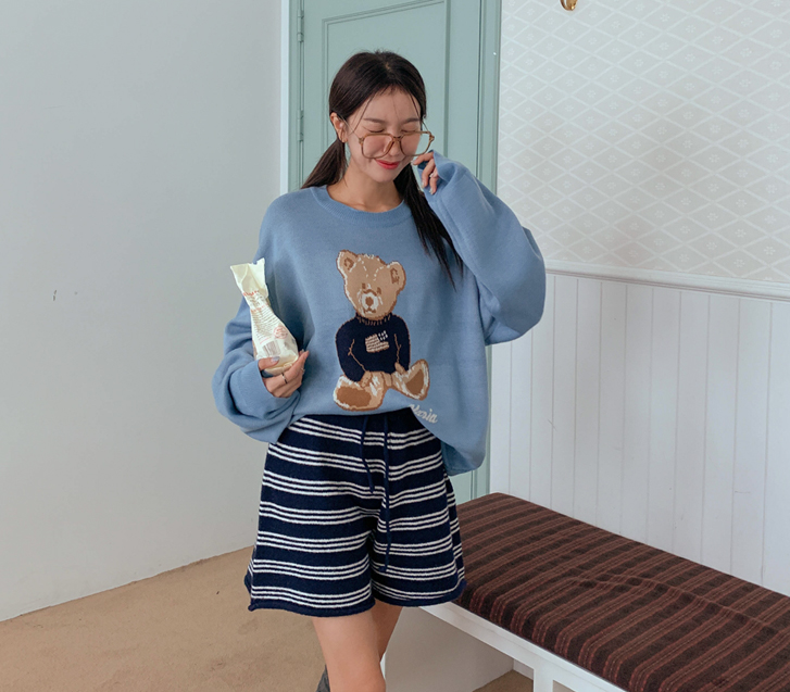 Zero Dangara Wool Knit Banding Shorts