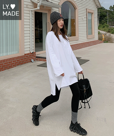 [15% off special sale] Rope Basic napping long round tee