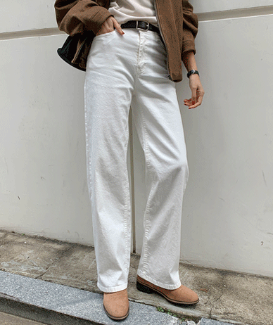 Rocks Cotton Banding Wide Pants