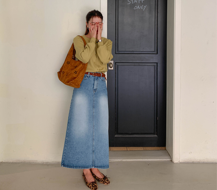 Nexi Denim Banding Rong skirt