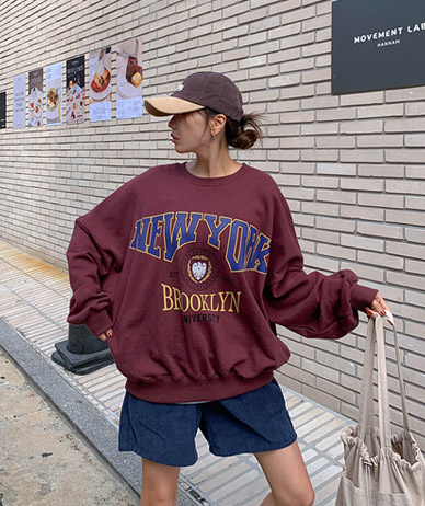 [Unisex] New York Printing Sweatshirt
