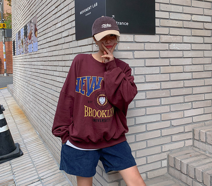 [Unisex] New York Printing Sweatshirt