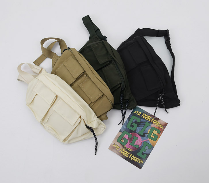 Roach Two Pocket Cross Bag
