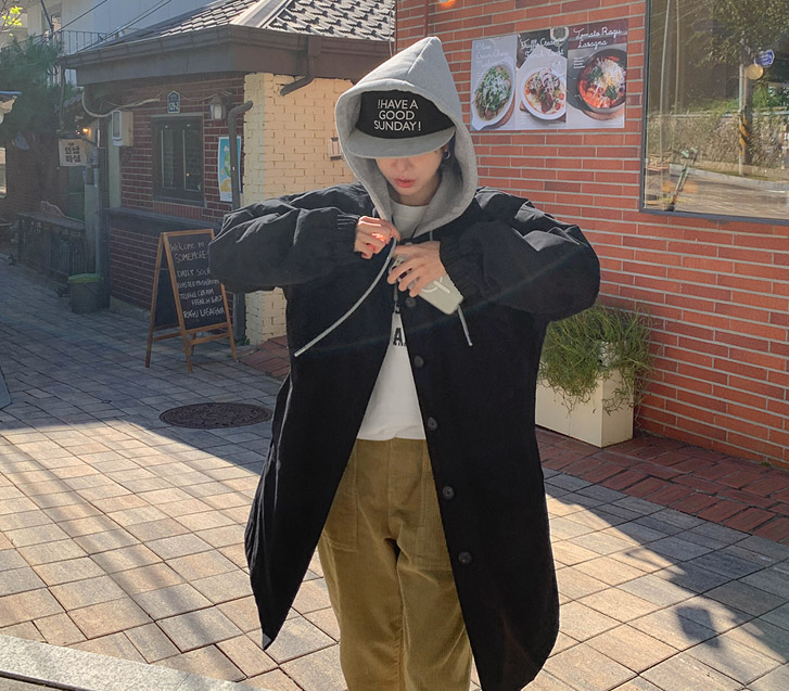 Geli Peach 3Ounce Hood field jacket