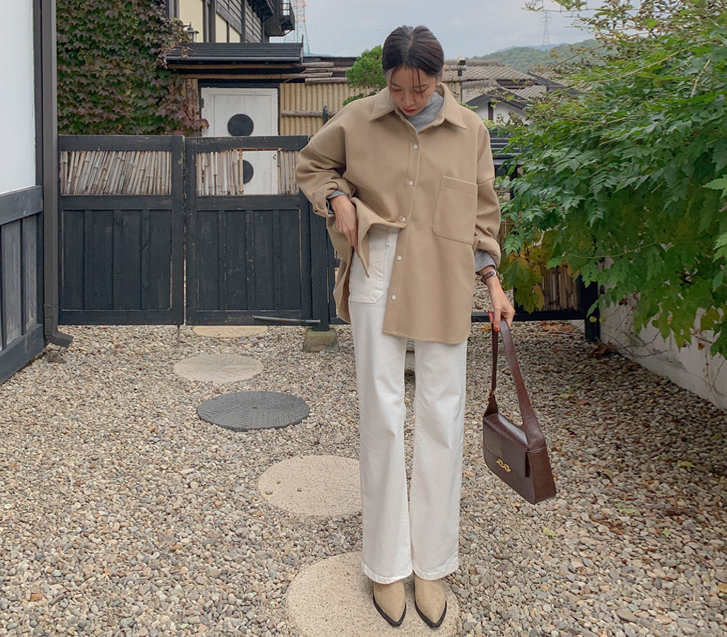 Est napping banding bootcut pants