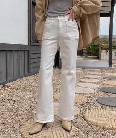 Est napping banding bootcut pants