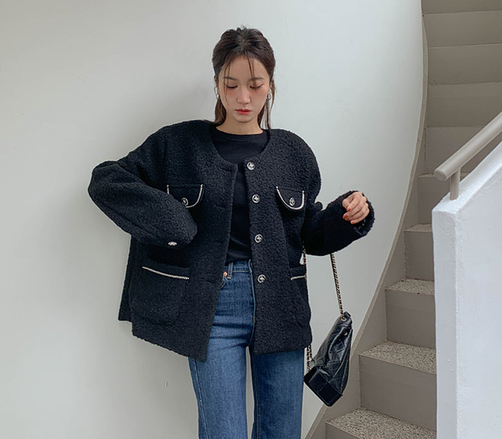 Creamy Poggle Dumble Jacket