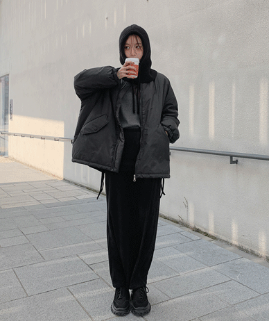 Connie Boa Fur Overfit Flight Jacket