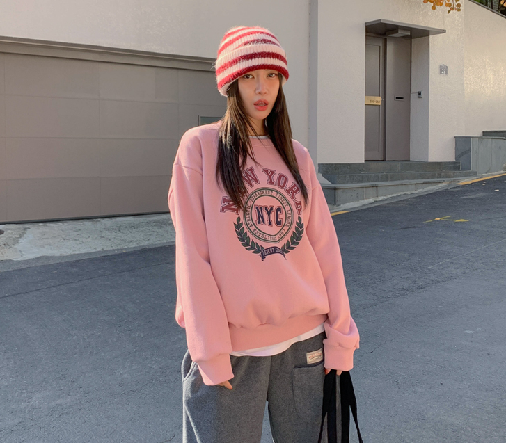 New York City napping sweatshirt