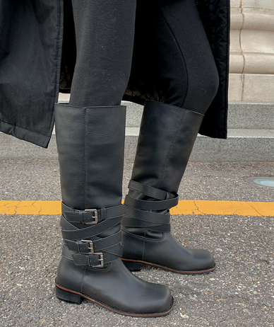 Molle Buckle Long Boots