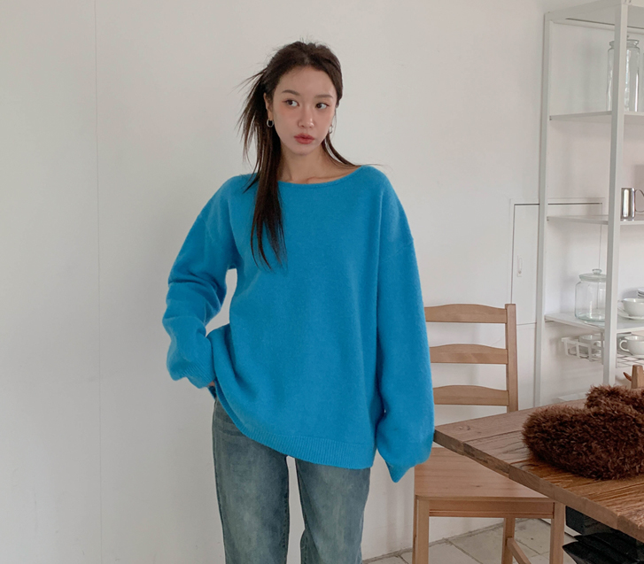 Mayo Boatneck Long-sleeve Knit