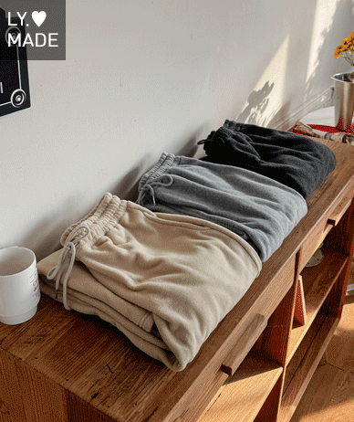 [20% off special sale] Renofi double-sided fleece banding wide pants