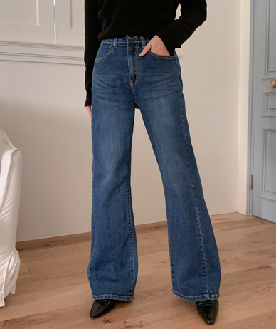 LT Denim Banding Wide Bootcut Pants
