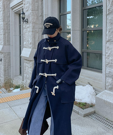 Kaet Tteokbokki Duffle Long Coat
